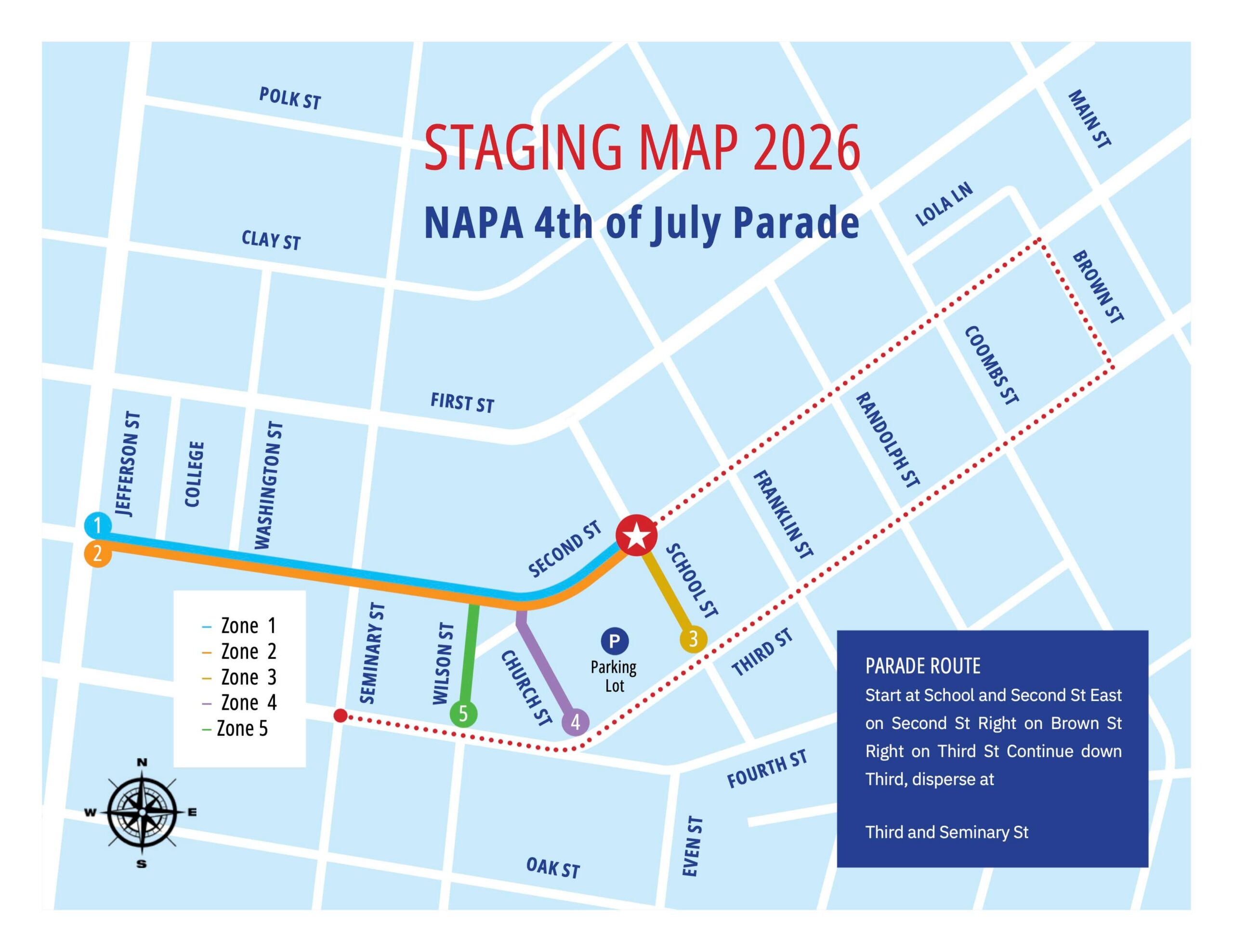 parade map